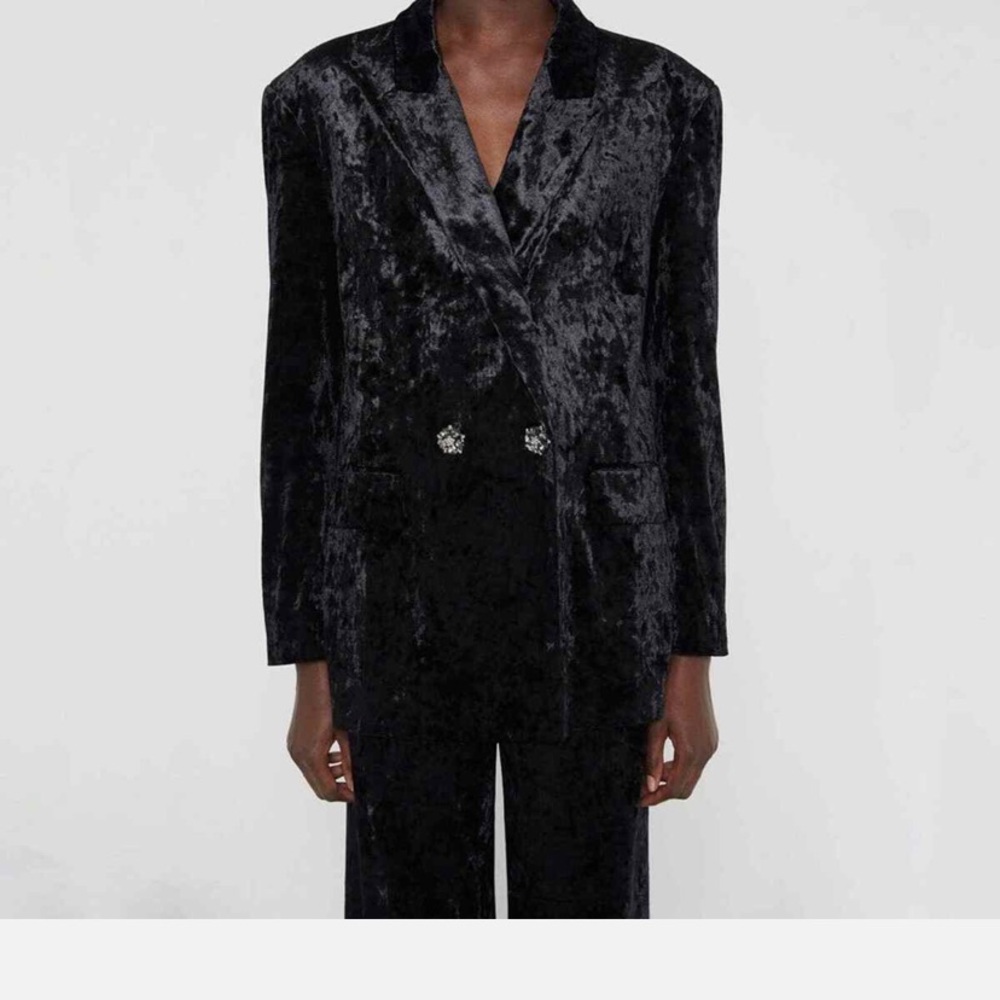 Zara Velvet Blazer